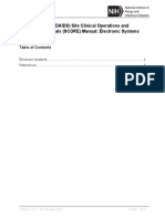 Division of AIDS (DAIDS) Site Clinical Operations and Research Essentials (SCORE) Manual: Electronic Systems