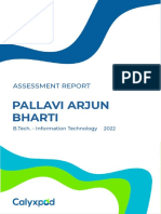 Pallavi Arjun Bharti: Assessment Report