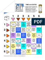 Board Game - Time and Dates