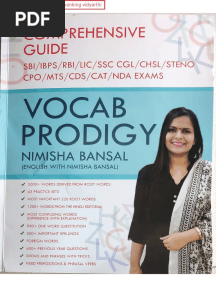 Vocab Prodigy Nimisha Mam