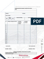 Formatos (Requisición de Menaje, Talleres)