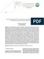 The Southeast Asian Nations' Entrepreneurial Ecosystem From The Global Entrepreneurship Index (GEI) Perspective