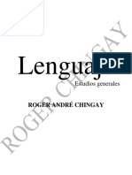 Lenguaje - Estudios Generales Roger Chngay