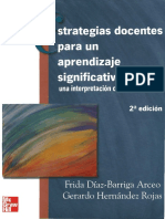 Diaz Barriga, Estrategias Docentes Para Un Aprendizaje Significativo