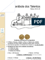 A Parábola dos Talentos e sua aplicação na vida