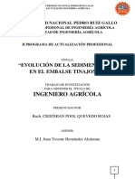 Universidad Nacional Pedro Ruiz Gallo Facultad de Ingenieria Agrícola Universidad Nacional Pedro Ruiz Gallo