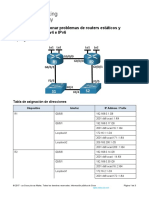 16.3.2 Lab - Troubleshoot IPv4 and IPv6 Static and Default Routes - ILM-Student