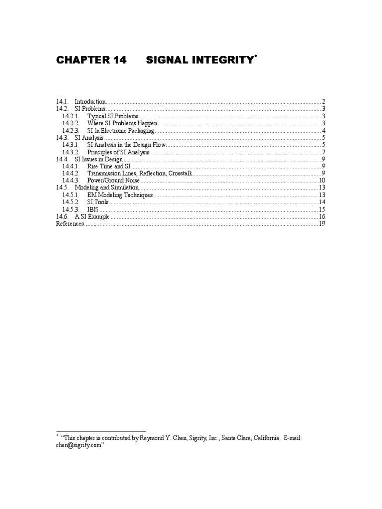 Signal Integrity | PDF