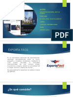 Trabajo Exportafácil - Comercio Internacional