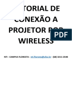 Tutorial de Conexao a Projetor Por Wireless (2)