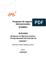 Ejercicio Práctico “Comportamiento Del Mercado de Capitales