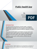 Public Health Law: By: Hussain Ali Ali Hadi