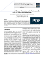 The Effect of Solar Chimney Dimensions On Its Performance in Nasiriya City Weather Conditions