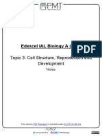 Cell Structure, Reproduction and Development