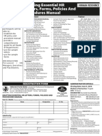 Drafting Essential HR Letters, Forms, Policies and Procedures Manual