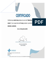 Certificado de Marketing Digutal - Modulo 1