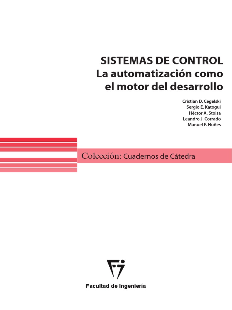 I 01 Sistemas de Control  PDF Realimentación Sistema de control