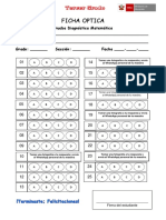 Ficha Optica de Matematica