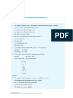 Quiz 27: Multiple-Choice Questions On Alternating Voltages and Currents