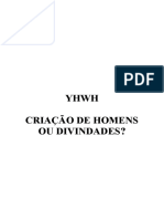 YHWH Ciração de Homens Ou Divindades