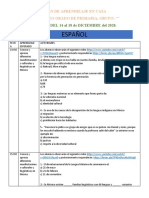 Semana 17 Plan de Aprendizaje en Casa 14 A 18 Dic