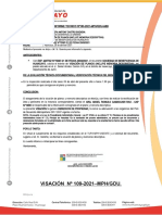 183 Sociedad de Beneficencia de Huancayo Informe Visacion (Solo Visacion)