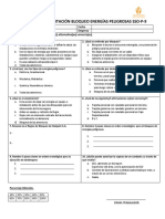 Evaluación Bloqueo de Energias Peligrosas