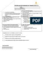 Evaluación Gestion Permisos de Trabajo