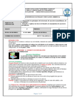 Guía de Aprendizaje 1 Segundo Periodo 9° 2021