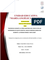 Catuto Porras Beln Tema-3d Covid y Enfermeras Del Hospital Carlos Andrade Marin - Pagado