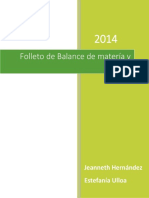 PDF Ejercicios de Balance de Materia y Energia
