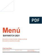 Menu (CENAS BUFFET) Baywatch Borrador