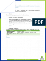 Anexo 13. Protocolo de Bioseguridad para La Prevención Del Contagio Por Coronavirus COVID19 en Salas de Sistemas