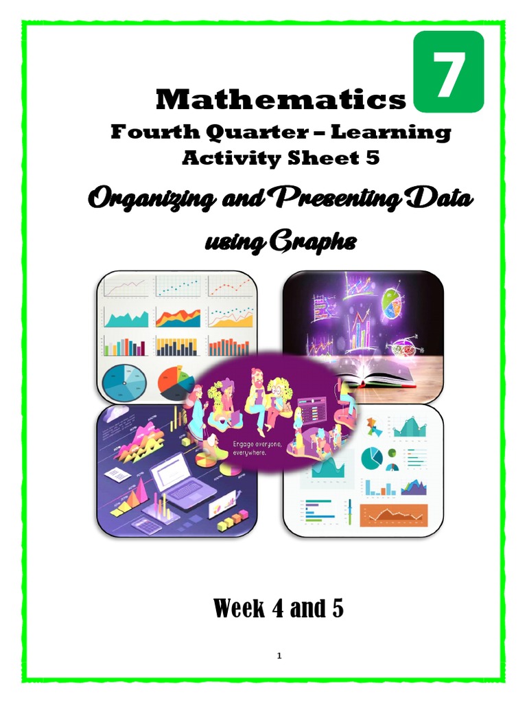 Organizing and Presenting Data Using Graphs: Mathematics | PDF | Pie ...