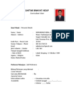 Contoh CV Kosong Doc Versi2s