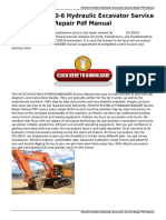 Hitachi Ex1200 6 Hydraulic Excavator Service Repair PDF Manual