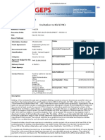 Bid Notice Abstract: Invitation To Bid (ITB)