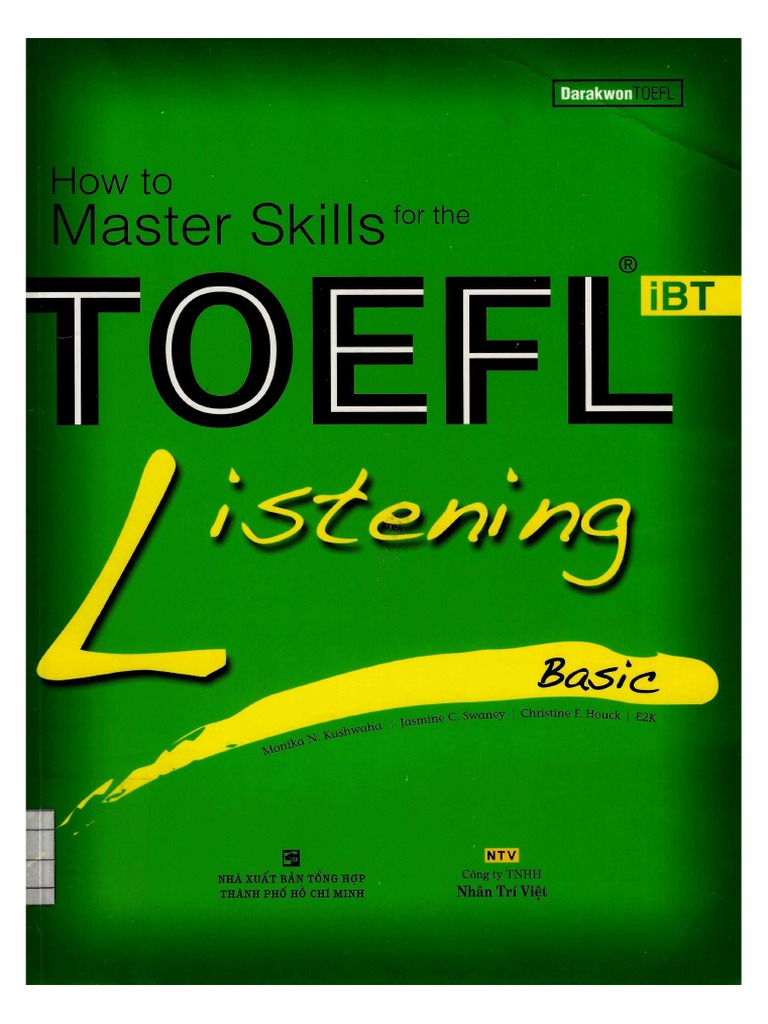 How To Master Skills For The TOEFL IBT Listening Basic - NK | Download ...