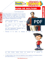 Dictadura de Bolívar para Sexto Grado de Primaria