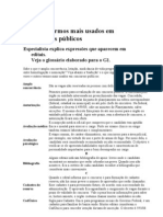 4 Termos mais usados em concursos.