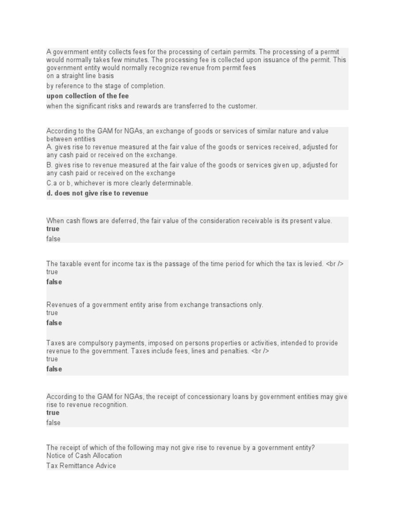 4 Revenue 30 Questions | PDF | Revenue | Debits And Credits