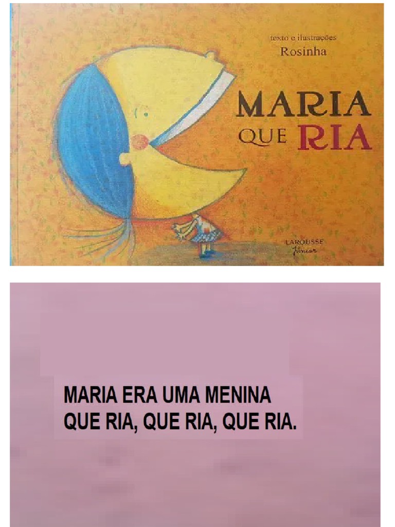 Livro Maria Que Ria - Rosinha | PDF