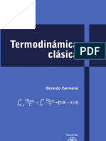 Termodinámica Clásica de Gerardo Carmona UNAM