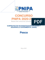 Bases Concurso SIADE PNIPA 2020 2021 PESCA