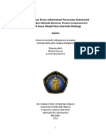Proposal Analisis Proses Bisnis Administrasi Persuratan Sekretariat