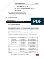 Memahami Daerah Memori dan Pemrograman Kendali PLC