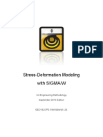 Stress-Deformation Modeling With SIGMA/W: An Engineering Methodology September 2013 Edition