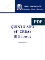 Educación virtual a distancia CEBA SAN ANDRÉS Quinto Año Matemática