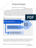 Strategizing Intended vs Realized