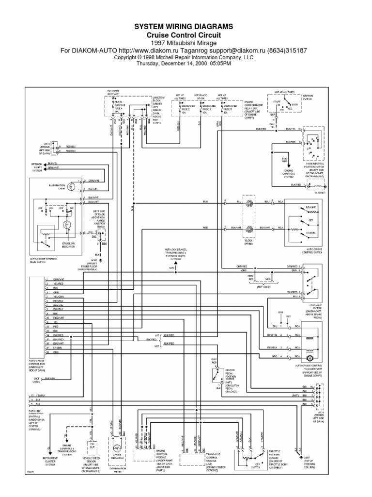 System Wiring Diagrams Cruise Control Circuit PDF